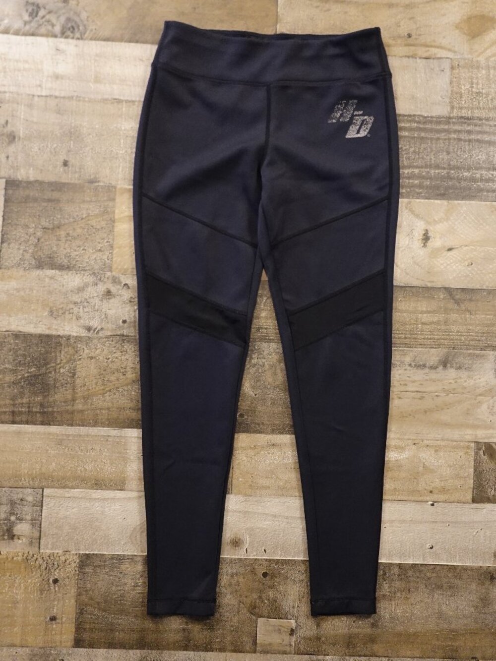 Harley-Davidson Moto Leggings Women’s Medium Black 27” Athletic Biker